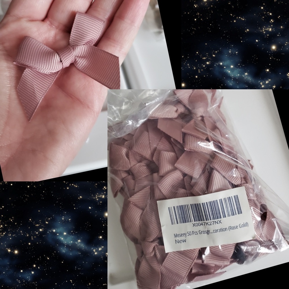 🛍️BUNDLE ONLY ITEM🛍️ Craft Bows- Mauve